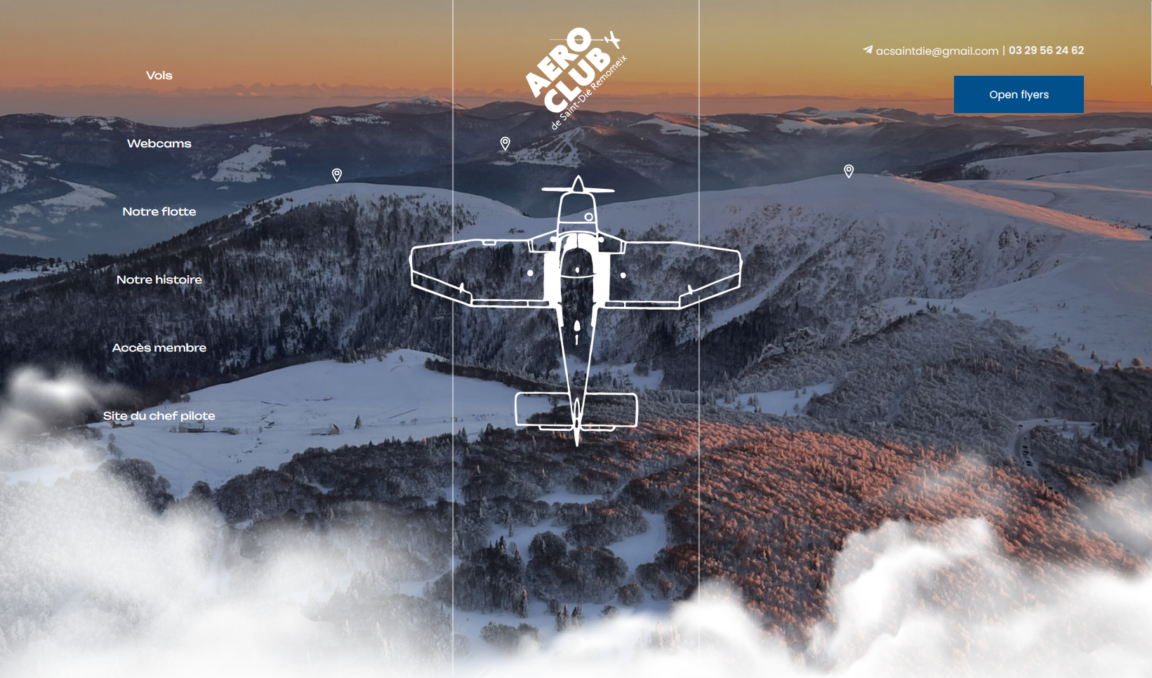 Preview du site de l'aéroclub de Saint-Dié-des-Vosges